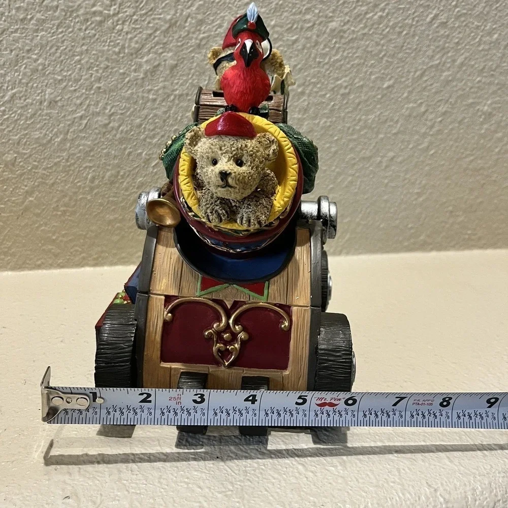 Teddy Bear Bookends & Bank‎ New in Box Hand Painted Pirate Ship Ocean Sea Cannon
